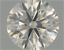 Natural Diamond 0.45 Carats, Round with Excellent Cut, H Color, SI2 Clarity and Certified by IGI