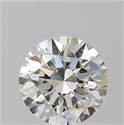 Natural Diamond 2.01 Carats, Round with Excellent Cut, H Color, VVS2 Clarity and Certified by GIA