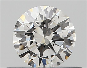 Picture of Natural Diamond 0.40 Carats, Round with Very Good Cut, F Color, VS2 Clarity and Certified by GIA