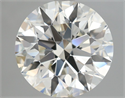 Natural Diamond 3.01 Carats, Round with Excellent Cut, I Color, SI1 Clarity and Certified by IGI