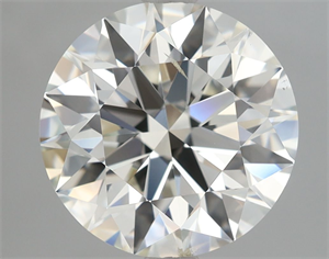 Picture of Natural Diamond 3.01 Carats, Round with Excellent Cut, I Color, SI1 Clarity and Certified by IGI