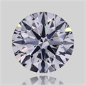 Natural Diamond 0.42 Carats, Round with Excellent Cut, I Color, VS2 Clarity and Certified by GIA