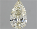 Natural Diamond 1.00 Carats, Pear with  Cut, K Color, VS2 Clarity and Certified by IGI