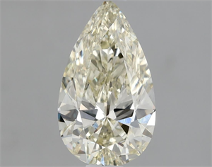 Picture of Natural Diamond 1.00 Carats, Pear with  Cut, K Color, VS2 Clarity and Certified by IGI