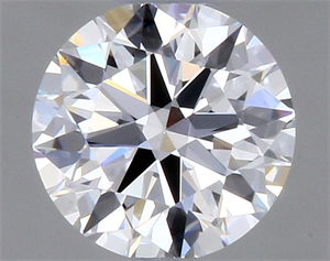 Picture of Natural Diamond 0.40 Carats, Round with Excellent Cut, D Color, VS2 Clarity and Certified by GIA