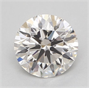 Natural Diamond 0.40 Carats, Round with Excellent Cut, H Color, VS1 Clarity and Certified by GIA