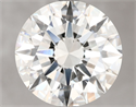 Natural Diamond 4.02 Carats, Round with Excellent Cut, H Color, VS2 Clarity and Certified by IGI