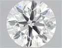 Natural Diamond 0.40 Carats, Round with Excellent Cut, F Color, VS2 Clarity and Certified by GIA