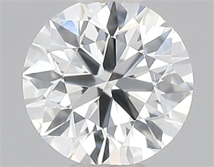 Picture of Natural Diamond 0.40 Carats, Round with Excellent Cut, F Color, VS2 Clarity and Certified by GIA