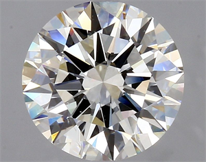 Picture of Natural Diamond 2.32 Carats, Round with Excellent Cut, J Color, VS2 Clarity and Certified by GIA