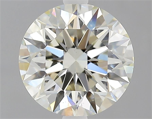 Picture of Natural Diamond 2.03 Carats, Round with Excellent Cut, K Color, VS2 Clarity and Certified by GIA