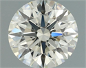 Natural Diamond 0.50 Carats, Round with Excellent Cut, K Color, VVS1 Clarity and Certified by GIA