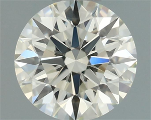 Picture of Natural Diamond 0.50 Carats, Round with Excellent Cut, K Color, VVS1 Clarity and Certified by GIA