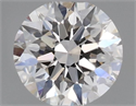 Natural Diamond 0.45 Carats, Round with Excellent Cut, I Color, VS2 Clarity and Certified by IGI