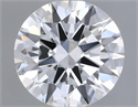 Natural Diamond 0.40 Carats, Round with Excellent Cut, F Color, VVS2 Clarity and Certified by GIA