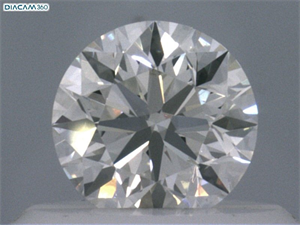 Picture of Natural Diamond 0.40 Carats, Round with Very Good Cut, I Color, SI2 Clarity and Certified by GIA