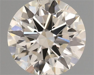 Picture of Natural Diamond 0.41 Carats, Round with Excellent Cut, J Color, VVS2 Clarity and Certified by IGI