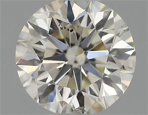 Picture of Natural Diamond 0.40 Carats, Round with Excellent Cut, K Color, SI1 Clarity and Certified by IGI