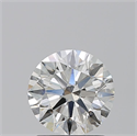 Natural Diamond 2.01 Carats, Round with Excellent Cut, H Color, VS1 Clarity and Certified by GIA