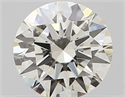 Natural Diamond 0.53 Carats, Round with Excellent Cut, J Color, VS1 Clarity and Certified by GIA