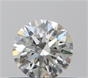 Natural Diamond 0.42 Carats, Round with Excellent Cut, H Color, VVS2 Clarity and Certified by GIA