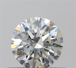 Picture of Natural Diamond 0.42 Carats, Round with Excellent Cut, H Color, VVS2 Clarity and Certified by GIA