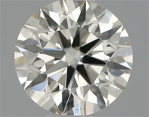 Picture of Natural Diamond 0.40 Carats, Round with Excellent Cut, H Color, VS2 Clarity and Certified by IGI