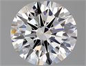 Natural Diamond 1.56 Carats, Round with Excellent Cut, D Color, VVS1 Clarity and Certified by GIA