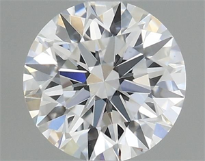 Picture of Natural Diamond 0.43 Carats, Round with Excellent Cut, E Color, VS1 Clarity and Certified by GIA