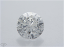 Natural Diamond 0.50 Carats, Round with Good Cut, I Color, SI1 Clarity and Certified by GIA