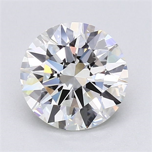 Picture of Natural Diamond 1.50 Carats, Round with Excellent Cut, H Color, IF Clarity and Certified by GIA