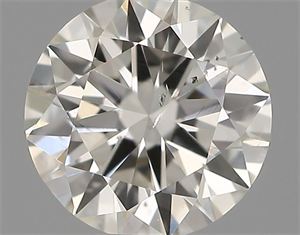 Picture of Natural Diamond 0.40 Carats, Round with Excellent Cut, H Color, SI1 Clarity and Certified by IGI