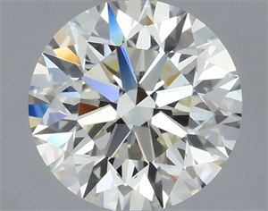 Picture of Natural Diamond 0.55 Carats, Round with Excellent Cut, K Color, VVS2 Clarity and Certified by GIA