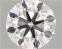 Natural Diamond 0.50 Carats, Round with Very Good Cut, H Color, VS1 Clarity and Certified by GIA