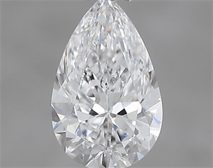 Picture of Natural Diamond 0.47 Carats, Pear with  Cut, D Color, VVS2 Clarity and Certified by IGI