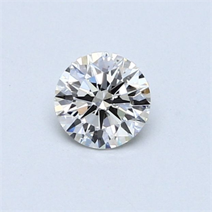 Picture of Natural Diamond 0.41 Carats, Round with Very Good Cut, I Color, SI1 Clarity and Certified by GIA