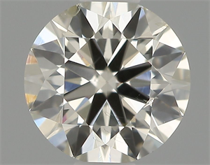 Picture of Natural Diamond 0.50 Carats, Round with Excellent Cut, J Color, SI1 Clarity and Certified by IGI