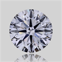 Natural Diamond 2.50 Carats, Round with Excellent Cut, I Color, SI2 Clarity and Certified by GIA