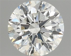 Picture of Natural Diamond 0.40 Carats, Round with Excellent Cut, I Color, SI1 Clarity and Certified by GIA