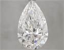 Natural Diamond 4.01 Carats, Pear with  Cut, F Color, VS2 Clarity and Certified by GIA