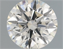 Natural Diamond 0.40 Carats, Round with Excellent Cut, I Color, VS1 Clarity and Certified by IGI