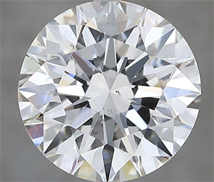 Picture of Natural Diamond 3.01 Carats, Round with Excellent Cut, F Color, VS2 Clarity and Certified by GIA