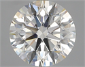 Natural Diamond 2.23 Carats, Round with Excellent Cut, H Color, SI1 Clarity and Certified by GIA