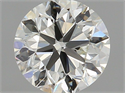 Natural Diamond 0.50 Carats, Round with Very Good Cut, K Color, VS2 Clarity and Certified by GIA