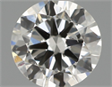 Natural Diamond 0.50 Carats, Round with Excellent Cut, H Color, SI1 Clarity and Certified by IGI