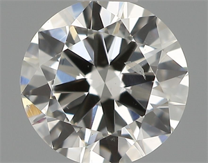 Picture of Natural Diamond 0.50 Carats, Round with Excellent Cut, H Color, SI1 Clarity and Certified by IGI