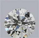 Natural Diamond 0.50 Carats, Round with Excellent Cut, I Color, VS1 Clarity and Certified by IGI