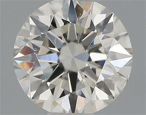 Picture of Natural Diamond 0.40 Carats, Round with Excellent Cut, I Color, VS2 Clarity and Certified by IGI