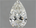 Natural Diamond 1.51 Carats, Pear with  Cut, H Color, SI1 Clarity and Certified by IGI