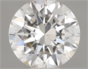 Natural Diamond 0.40 Carats, Round with Very Good Cut, H Color, VVS1 Clarity and Certified by GIA